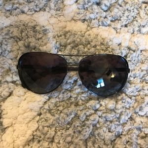 Black Michael Kors aviator sunglasses